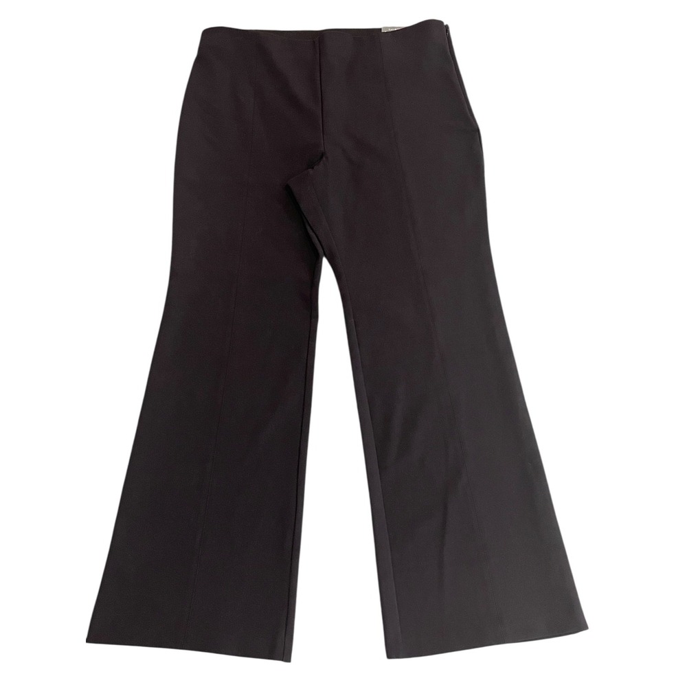 NWT Talbots‎ Portland Flare Leg Side Zip Trouser Pants Womens 18 Black